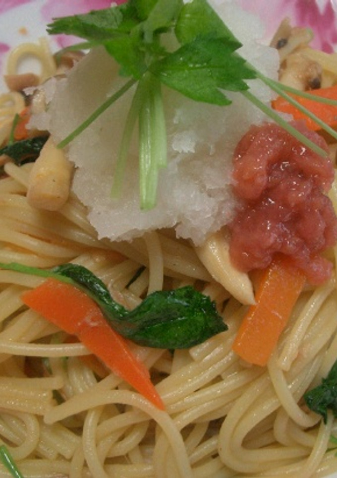 ツナとシメジの和風パスタ♪-レシピのメイン写真