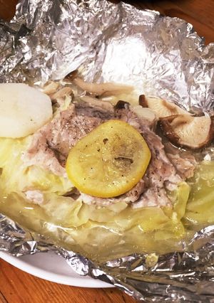 豚肉のホイル焼き☆レモンバター風味-レシピのメイン写真