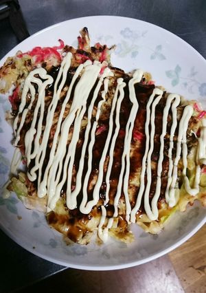 紅生姜とキャベツのお好み焼き-レシピのメイン写真