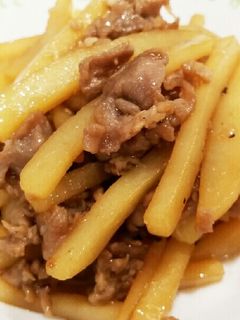じゃがいもと豚肉の炒め物-レシピのメイン写真