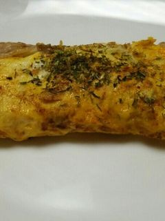 卵焼き器で作る☆粉なしお好み焼き風-レシピのメイン写真