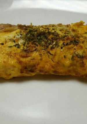 卵焼き器で作る☆粉なしお好み焼き風-レシピのメイン写真