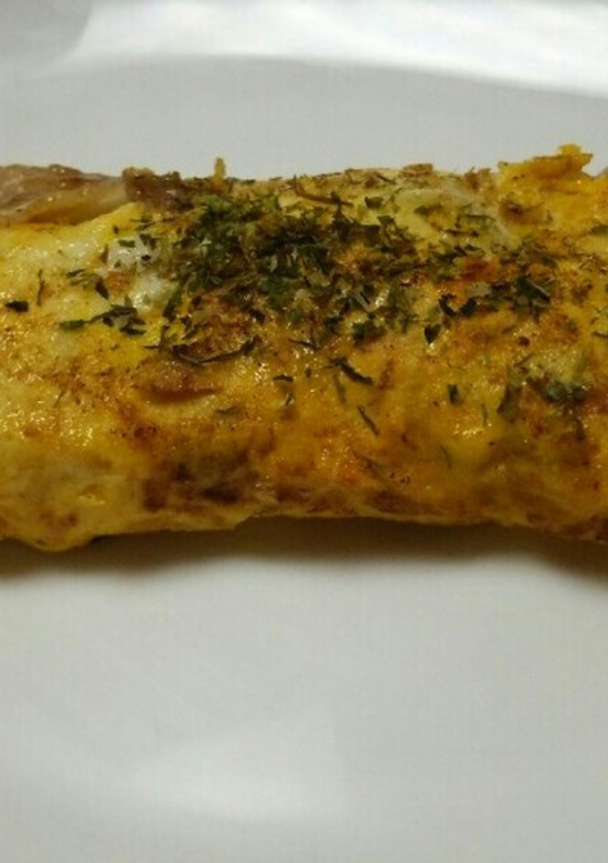 卵焼き器で作る☆粉なしお好み焼き風-レシピのメイン写真