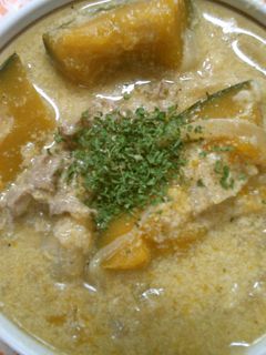 牛乳で!カボチャと 牛肉の クリーム煮♡-レシピのメイン写真