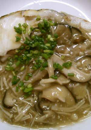 きのこたっぷり! 簡単タラの 塩あんかけ-レシピのメイン写真
