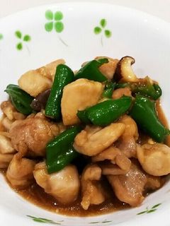 簡単❤鶏肉とピーマンの味噌炒め♪-レシピのメイン写真