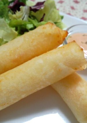 鮭とクリームポテトの春巻き-レシピのメイン写真