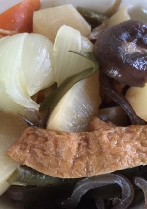 味付き揚げでごった煮-レシピのメイン写真