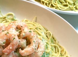 ジェノベーゼ❤︎超濃厚海老クリームパスタ-レシピのメイン写真