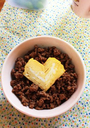 ♡そぼろご飯♡バレンタイン・父の日など♡-レシピのメイン写真