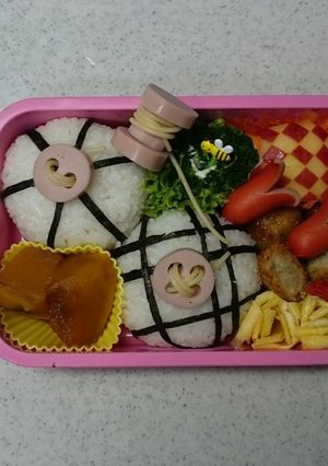ボタン…お弁当-レシピのメイン写真