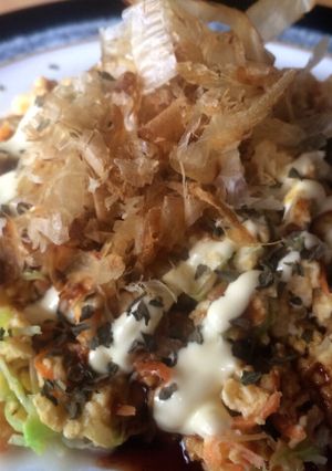 低糖質！玉子豆腐のお好み焼き-レシピのメイン写真