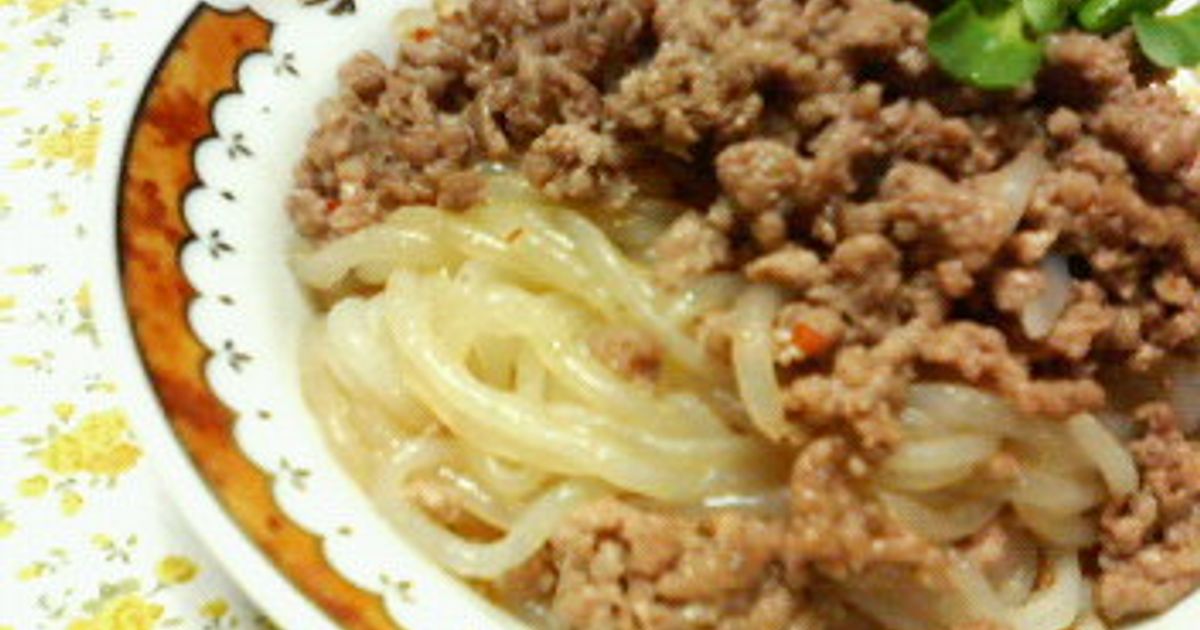 基本からアレンジまで!思わずつくりたくなる「白滝 合い挽き肉」のレシピ集 | クックパッド