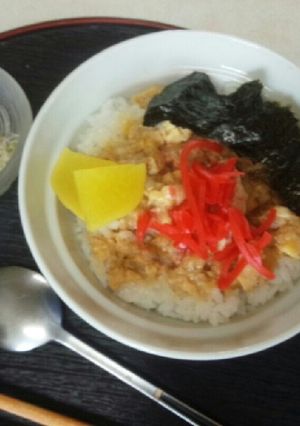 血管プラークダイエット食502（他人丼）-レシピのメイン写真
