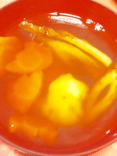 秋の味 柚子すいとん-レシピのメイン写真