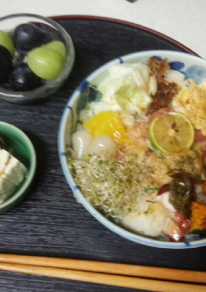 血管ダイエット食503（いろいろ丼）-レシピのメイン写真