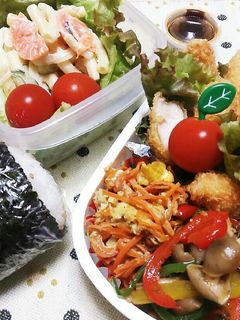 ニンジンと卵の炒めたの お弁当に-レシピのメイン写真