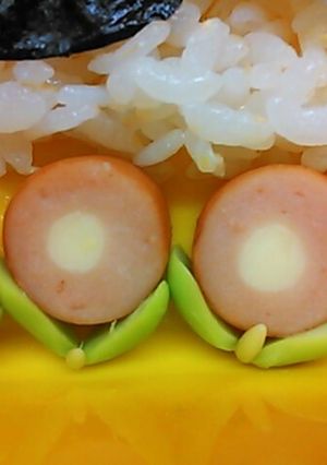 お弁当に！ちょっぴり彩り簡単お花-レシピのメイン写真
