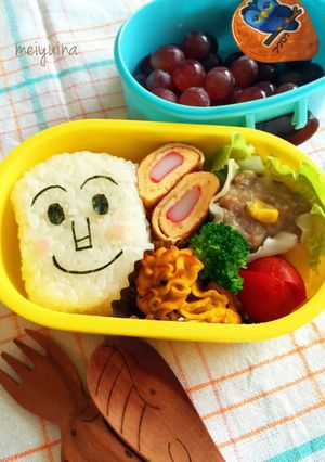 簡単!しょくぱんまん キャラ弁-レシピのメイン写真