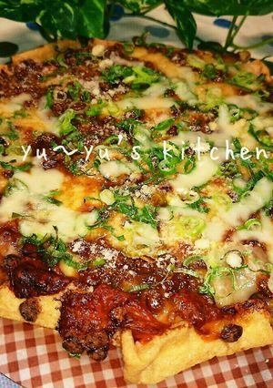 揚げさん♡納豆ピザ♡簡単〜バリッ美味しぃ-レシピのメイン写真