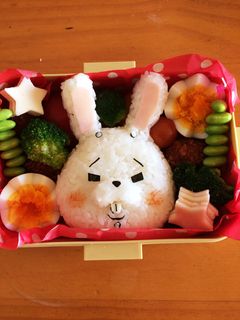 簡単♡紙兎ロペ♡キャラ弁-レシピのメイン写真