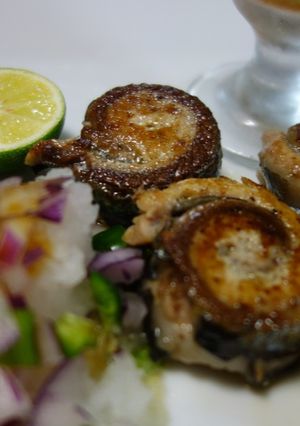 ロール秋刀魚香草焼き♡大根おろしと酢橘で-レシピのメイン写真