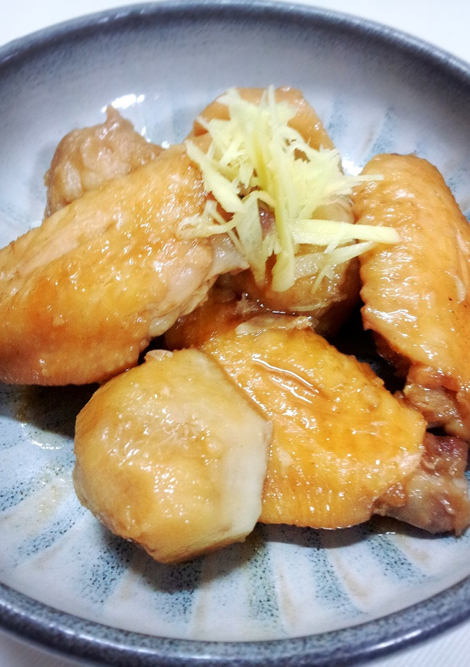 甘がらい 里芋と手羽先の照り煮-レシピのメイン写真