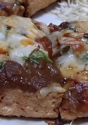 *ｶﾚｰﾘﾒｲｸ焼き油揚げ*-レシピのメイン写真