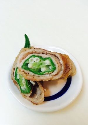 オクラの豚肉巻き甘辛炒め-レシピのメイン写真