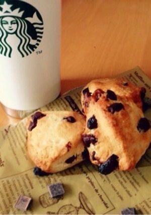 スタバ風チョコスコーン-レシピのメイン写真