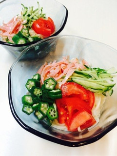 レモンたっぷり冷やしうどん-レシピのメイン写真