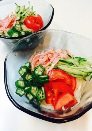 レモンたっぷり冷やしうどん-レシピのメイン写真
