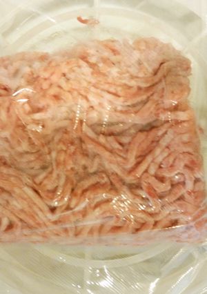 ドリップの出ない挽肉の解凍方法-レシピのメイン写真