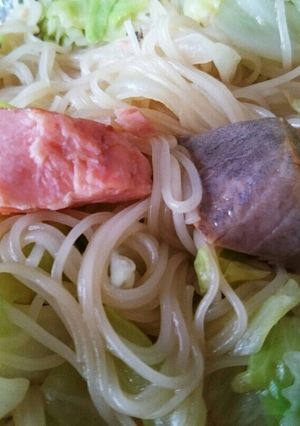 鮭きゃべそうめん-レシピのメイン写真