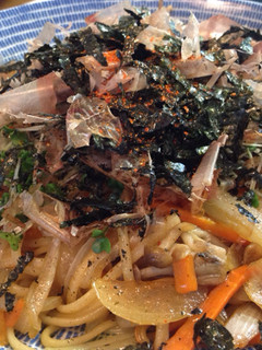 焼きうどん風パスタ-レシピのメイン写真