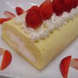 お豆腐シフォンで☆ロールケーキ♪