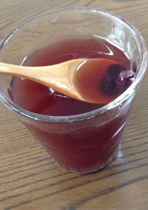 ほうじ茶のブルーベリードリンク-レシピのメイン写真
