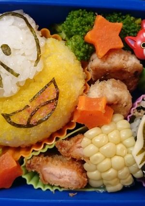 ピョン吉 ふさふさん キャラ弁❤-レシピのメイン写真