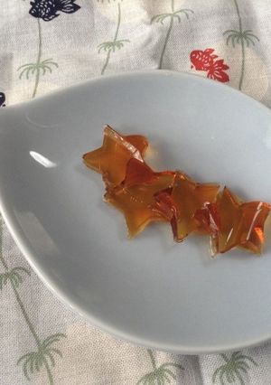 ほうじ茶でぷるるんグミ-レシピのメイン写真