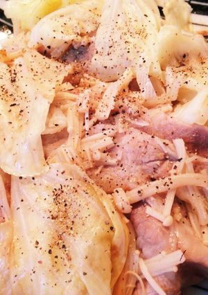 豚肉とキャベツのはさみ蒸し-レシピのメイン写真