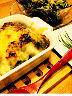 いける!パクチ−味噌の里芋グラタン♪-レシピのメイン写真