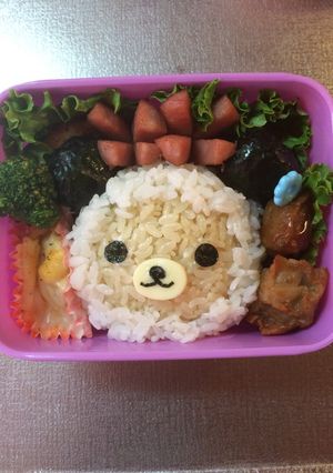 キャラ弁リラックマパンダ-レシピのメイン写真