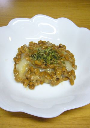 シンプルだけど美味しい!納豆餅☆-レシピのメイン写真