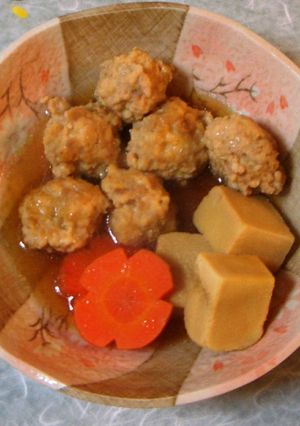 簡単！鶏肉だんごの照り煮-レシピのメイン写真