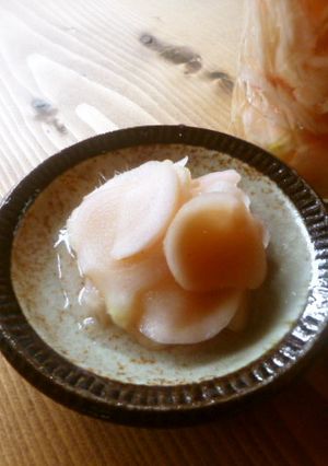 新生姜の甘酢漬け♪-レシピのメイン写真