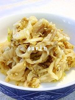 節約料理♪鶏皮のネギ和え-レシピのメイン写真