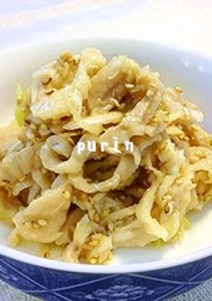 節約料理♪鶏皮のネギ和え-レシピのメイン写真
