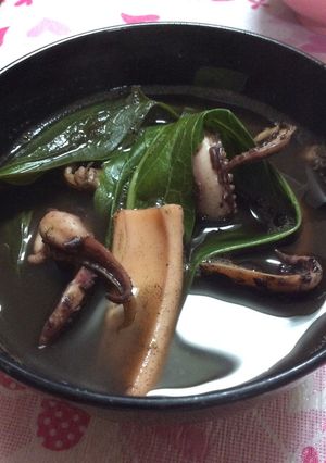 イカ墨スープ-レシピのメイン写真