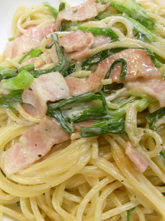 余った生クリームで一人分簡単パスタランチ-レシピのメイン写真