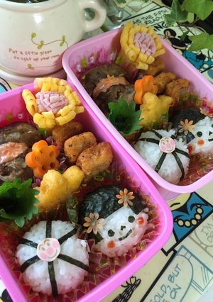 簡単♡顔キャラ弁♡おかっぱ♡アンパンマン-レシピのメイン写真